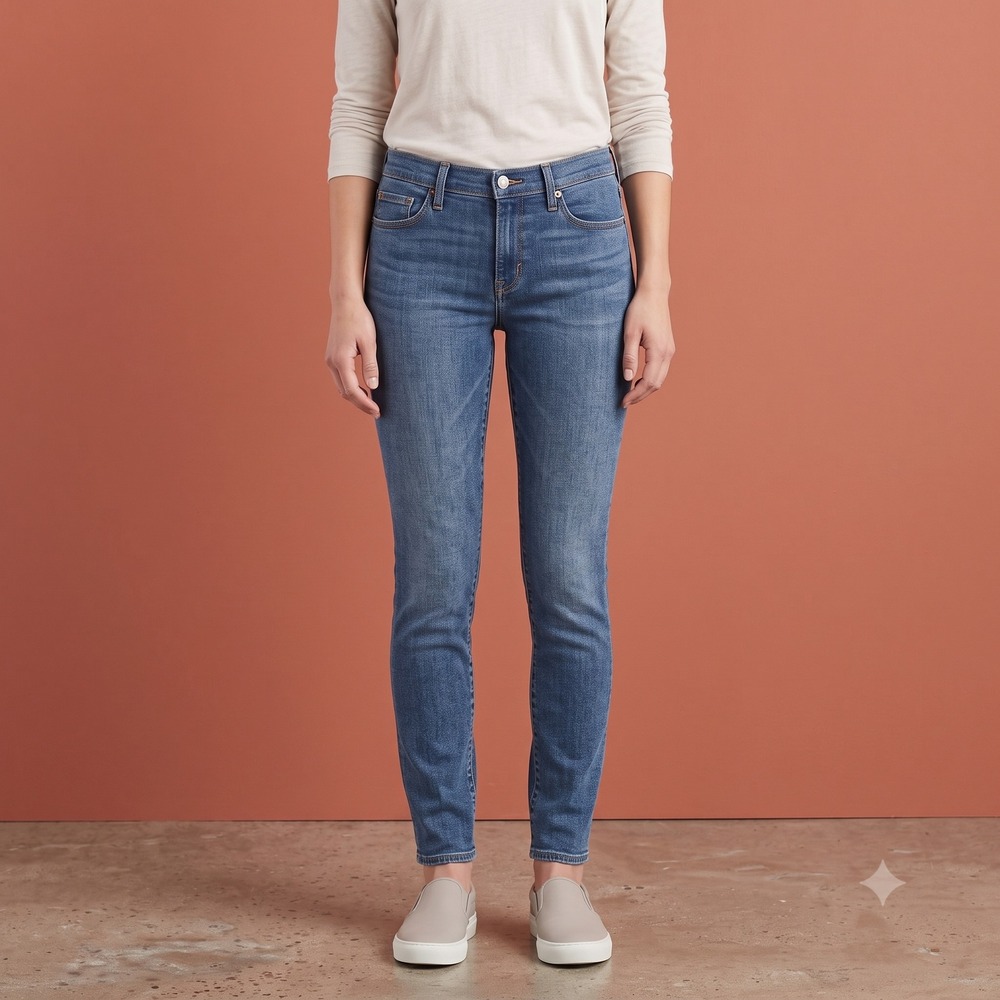 Levi's 311 Shaping Skinny Jeans‎ Womens 31x32 Maui Views Dark Wash Denim EUC